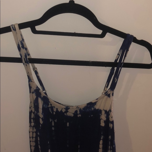 Navy Summer Crop Top - Picture 2 of 4